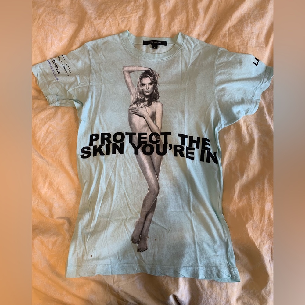 VINTAGE MARC JACOBS PROTECT SKIN CAMPAIGN T-SHIRT